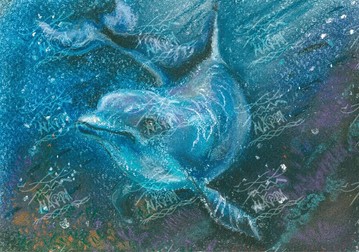 Дельфін (художник Євгенія Ручка)